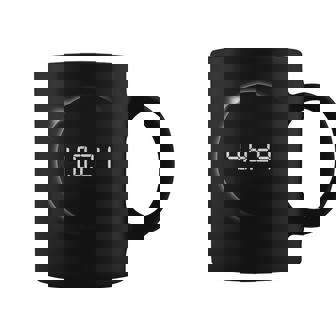 2024 Total Solar Eclipse 4824 Path Of Totality Eclipse Coffee Mug | Mazezy