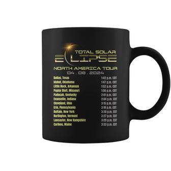 2024 Total Solar Eclipse April 8 2024 Path Of The Eclipse Coffee Mug - Thegiftio UK