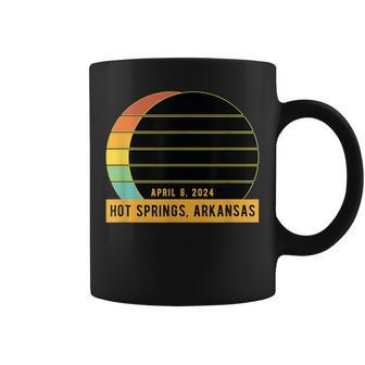 2024 Total Solar Eclipse In Hot Springs Arkansas Coffee Mug - Seseable