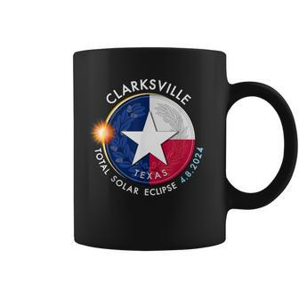 2024 Total Solar Eclipse Totality Clarksville Texas 28 Coffee Mug - Monsterry AU