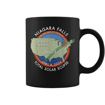 2024 Total Solar Eclipse Totality In Niagara Falls On 27 Coffee Mug | Mazezy