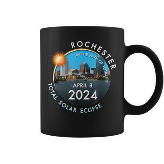 2024 Total Solar Eclipse Totality Rochester New York 26 Coffee Mug - Monsterry UK