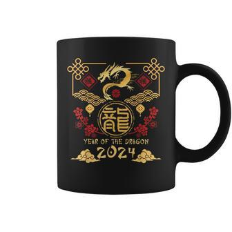 2024 Year Of The Dragon Chinese New Year Fortune Coffee Mug - Seseable