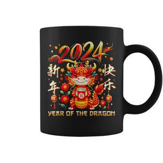 2024 Year Of The Dragon Happy Lunar New Year Dragon Coffee Mug | Mazezy