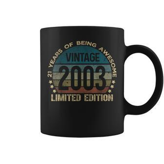 21St Birthday 21 Year Old Vintage 2003 Limited Edition Coffee Mug | Mazezy