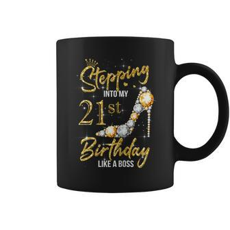 21St Birthday 21 Years Old Stepping Into My 21 Birthday Coffee Mug | Crazezy AU
