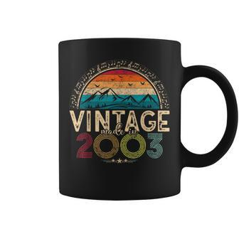 21St Birthday Idea Vintage 2003 Retro Style Coffee Mug - Monsterry