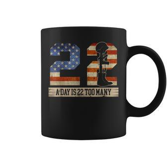 22 A Day Is 22 Too Many Veteran Lives Matter Help Veterans Coffee Mug - Monsterry DE