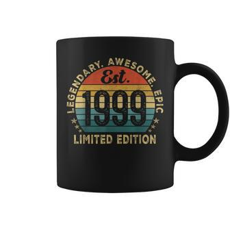 25 Year Old Vintage Est 1999 Limited Edition 25Th Birthday Coffee Mug - Monsterry