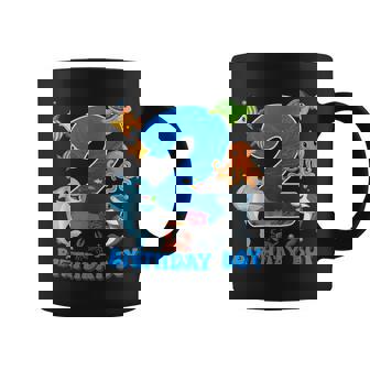 2Nd Birthday Party Ocean 2 Year Old Sea Fish Birthday Boy Coffee Mug - Thegiftio UK