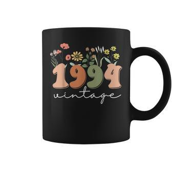 30 Years Old Vintage 1994 30Th Birthday Wildflower Women Coffee Mug - Seseable