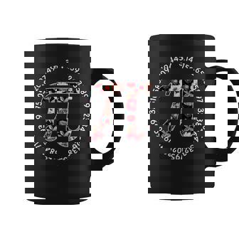 314 Spiral Pi Number Happy Pi Day Flower Math Teacher Women Coffee Mug - Seseable