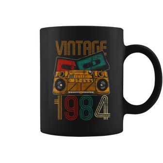 38 Cumpleaños Hombre 38 Añosintage 1984 Taza de café - Regaloses