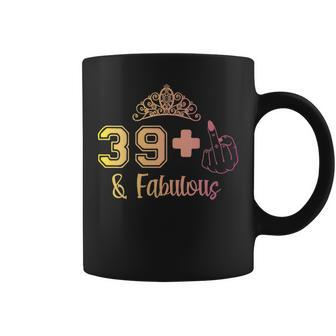 I Am 391 Middle Finger Fabulous 40Th Birthday Anniversary Coffee Mug - Thegiftio UK