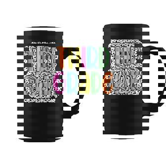 3Rd Grade Back To School Third Grade Teacher Dalmatian Dots Coffee Mug | Seseable CA