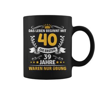 With 40 Mann Frau Endlich 40Th Birthday German Language S Tassen - Seseable