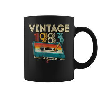 40 Year Old Vintage 1983 Cassette Tape 40Th Birthday Coffee Mug - Thegiftio UK