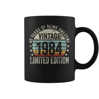 40 Year Old Vintage 1984 Limited Edition 40Th Birthday Coffee Mug - Monsterry DE