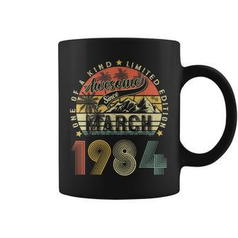 40 Year Old Vintage March 1984 40Th Birthday Women Coffee Mug | Mazezy