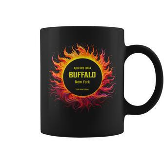 40824 Total Solar Eclipse 2024 Buffalo York Coffee Mug - Monsterry CA