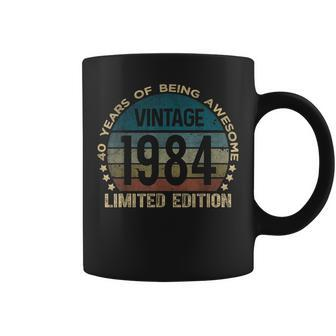 40Th Birthday 40 Year Old Vintage 1984 Limited Edition Coffee Mug | Mazezy
