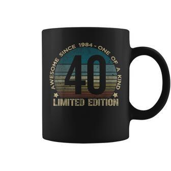 40Th Birthday 40 Year Old Vintage 1984 Limited Edition Coffee Mug - Seseable