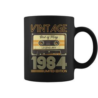 40Th Birthday Man May Vintage 1984 Vintage Cassette Coffee Mug - Monsterry AU