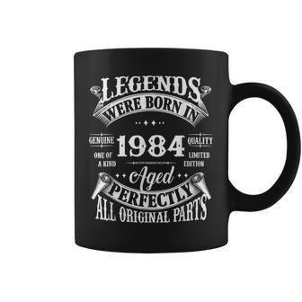 40Th Birthday Vintage Born In 1984 40 Years Old B-Day Coffee Mug - Monsterry AU