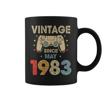 41St Birthday Boy Gamer Vintage May 1983 Bday Coffee Mug - Monsterry UK