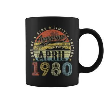 44 Year Old Vintage April 1980 44Th Birthday Women Coffee Mug | Mazezy