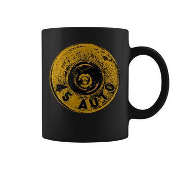 45 Acp Cartridge Bottom Big Bore Ammo Coffee Mug - Monsterry