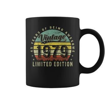 45 Year Old Vintage 1979 Limited Edition 45Th Birthday Coffee Mug - Thegiftio UK
