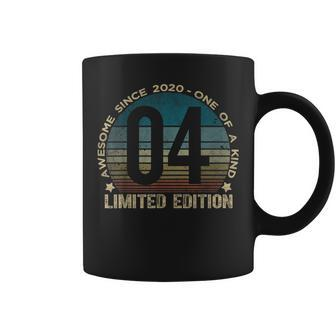 4Th Birthday 4 Year Old Vintage 2020 Limited Edition Coffee Mug - Monsterry AU
