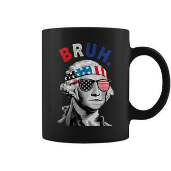 4Th Of July 2024 George Washington Bruh Coffee Mug - Monsterry CA