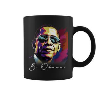 4Th Of July Barack Obama President Portrait Patriotic Coffee Mug - Monsterry