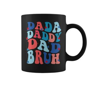 4Th Of July Dada Daddy Dad Bruh Fathers Day Dad Retro Coffee Mug - Thegiftio UK