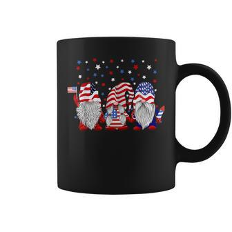 4Th Of July Gnomes Patriotic American Flag Cute Usa Gnome Coffee Mug - Monsterry UK