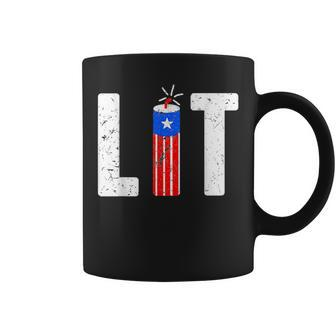 4Th Of July Lit Fireworks Coffee Mug | Crazezy AU
