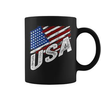 4Th Of July Usa American Flag United States Coffee Mug - Monsterry