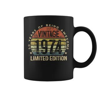 50 Year Old Vintage 1974 Limited Edition 50Th Birthday Coffee Mug | Mazezy
