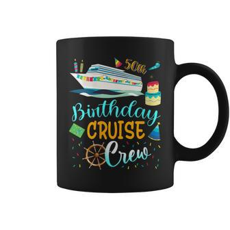 50 Years Old Birthday Cruise Crew Father Mother Birthday Coffee Mug - Thegiftio UK