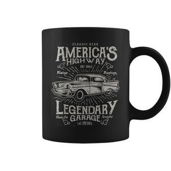 50S Vintage Car Retro Auto Oldtimer Outfit Classic Car Coffee Mug - Monsterry DE