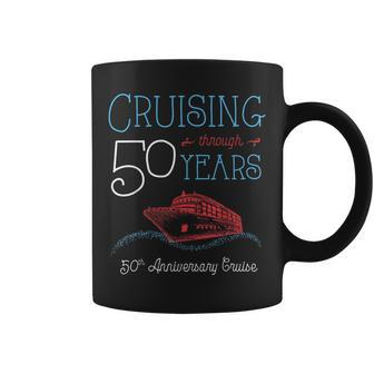 50Th Anniversary Cruise T His And Hers Matching Couple Coffee Mug - Monsterry AU
