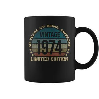 50Th Birthday 50 Year Old Vintage 1974 Limited Edition Coffee Mug | Mazezy