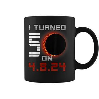 50Th Birthday Total Solar Eclipse April 8Th 2024 Coffee Mug - Seseable