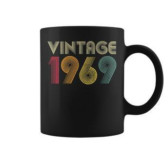 50Th Birthday Vintage 1969 Retro Mom Dad Coffee Mug - Monsterry