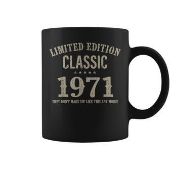 51 Year Old Vintage Limited Edition 1971 Classic Car Bday Coffee Mug - Monsterry UK