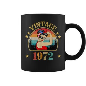 52Th Birthday 52 Years Old For Retro Vintage 1972 Coffee Mug - Monsterry