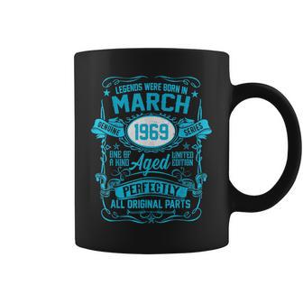 55Th Birthday 55 Years Old Legends Born March 1969 Coffee Mug - Monsterry