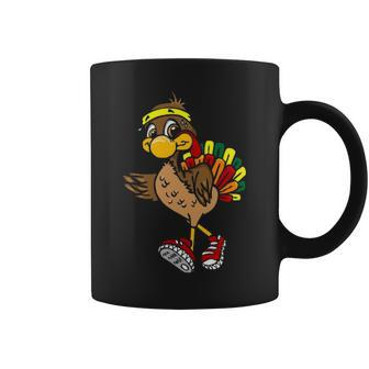 5K Turkey Trot Squad Pilgrim Thanksgiving Running Coffee Mug | Mazezy UK